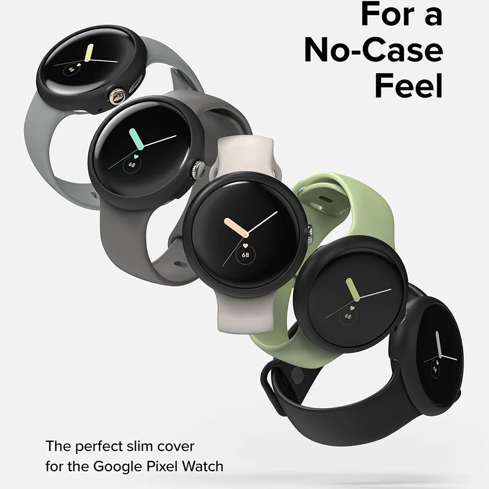 Чехол для Google Pixel Watch Жесткий ПК Защитный чехол полый корпус бампер для iwatch Google pixelwatch 2022 аксессуары рамка