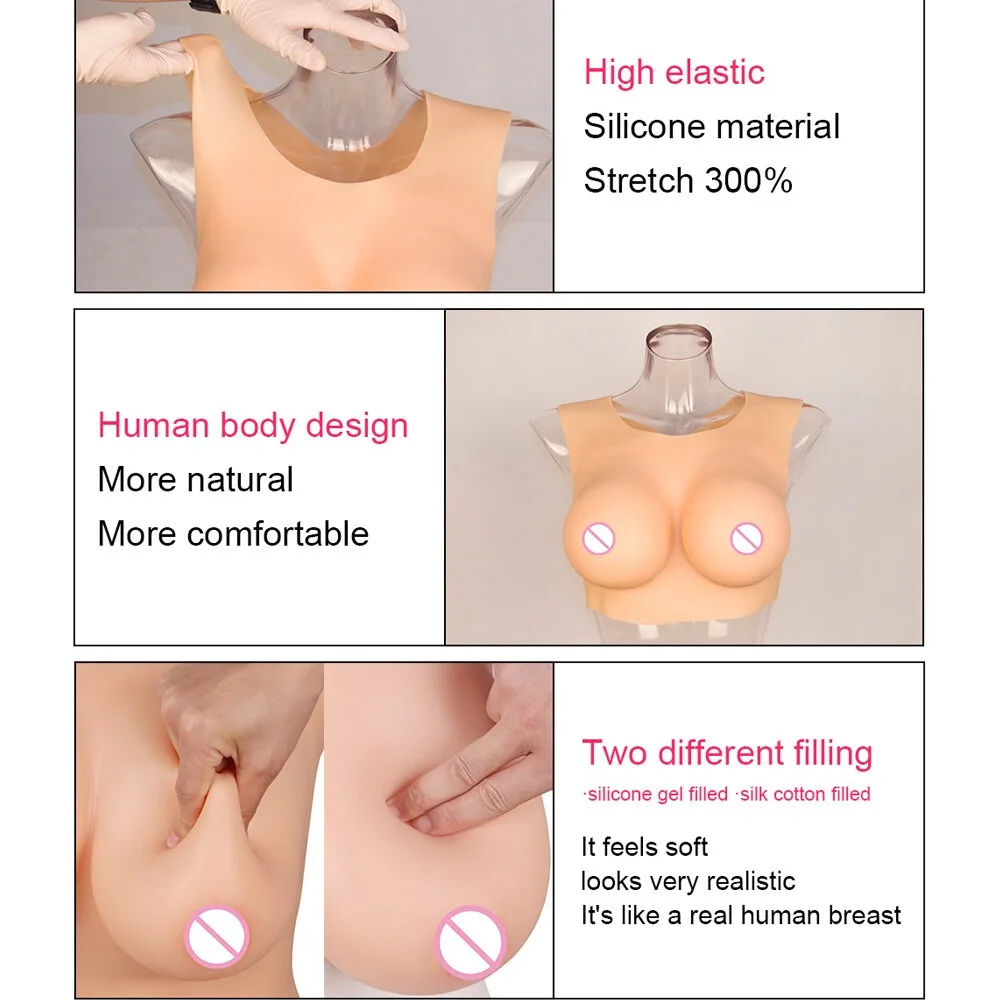 الثدي الوافدين الجدد أشكال سيليكون كروسدرسر ثدي مزيف سحب الملكة تأثيري الصدر الاصطناعي الملابس الداخلية شيميل Transgende #4