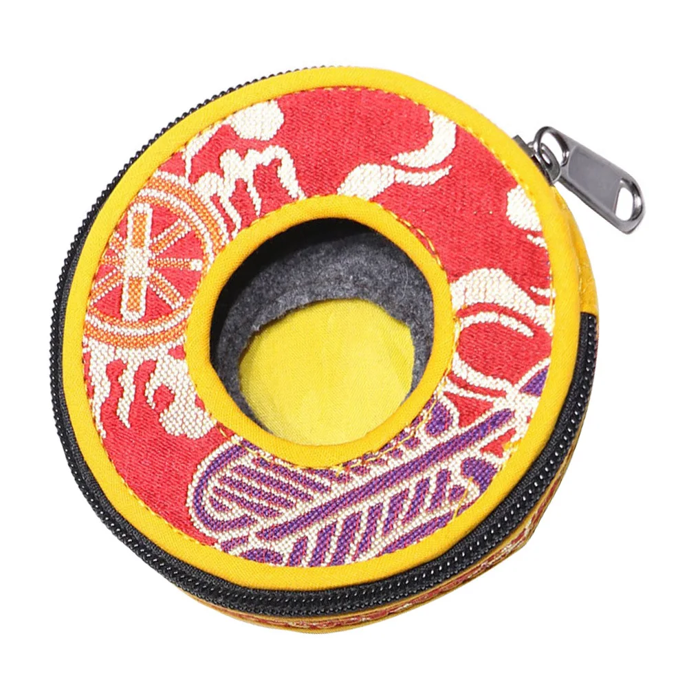 Nepal Meditation Bell Protective Bag Durable Zipper Design Storage Box for Meditation Protector Storage Bag