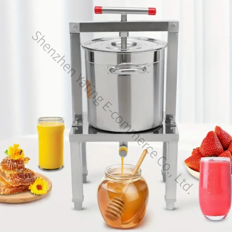 Stainless Steel Wax Press, Honey  Juice Press Machine Household Small Honey Extruder Sugar Beater