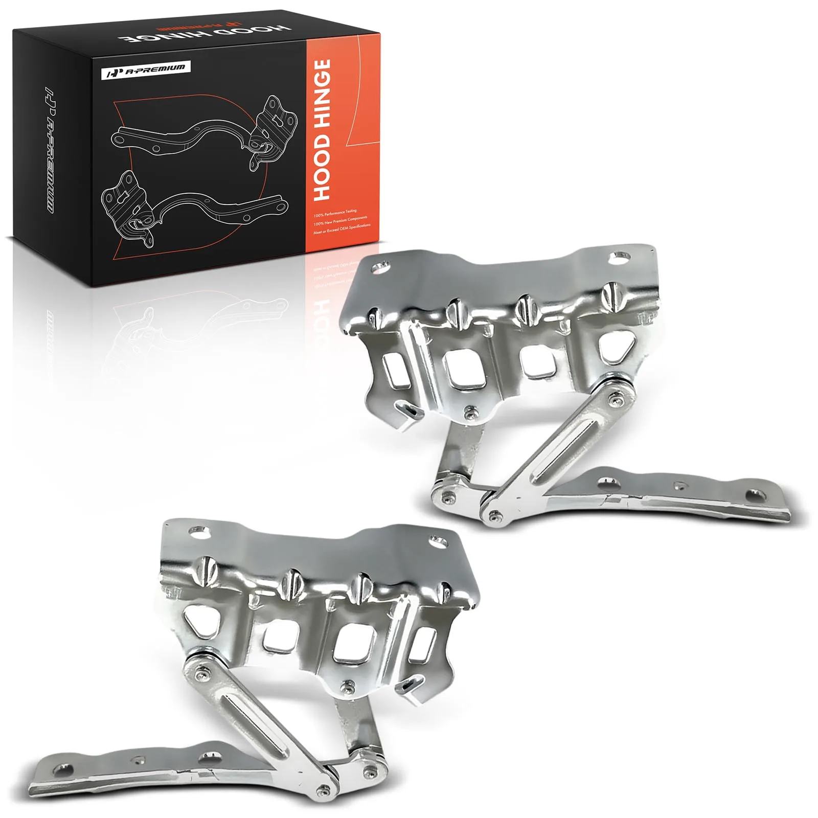 A-Premium Pair Front Driver & Passenger Side Hood Hinge for Kia Sportage 2017-2022