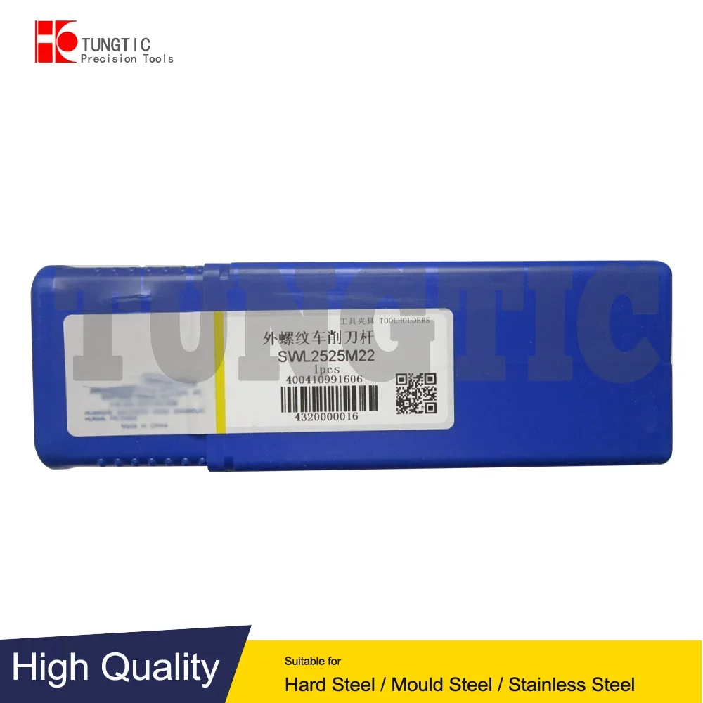 SWL2525M22 SWR2525M22 1pc Turning Cutting Tools Holder CNC For Threading Inserts