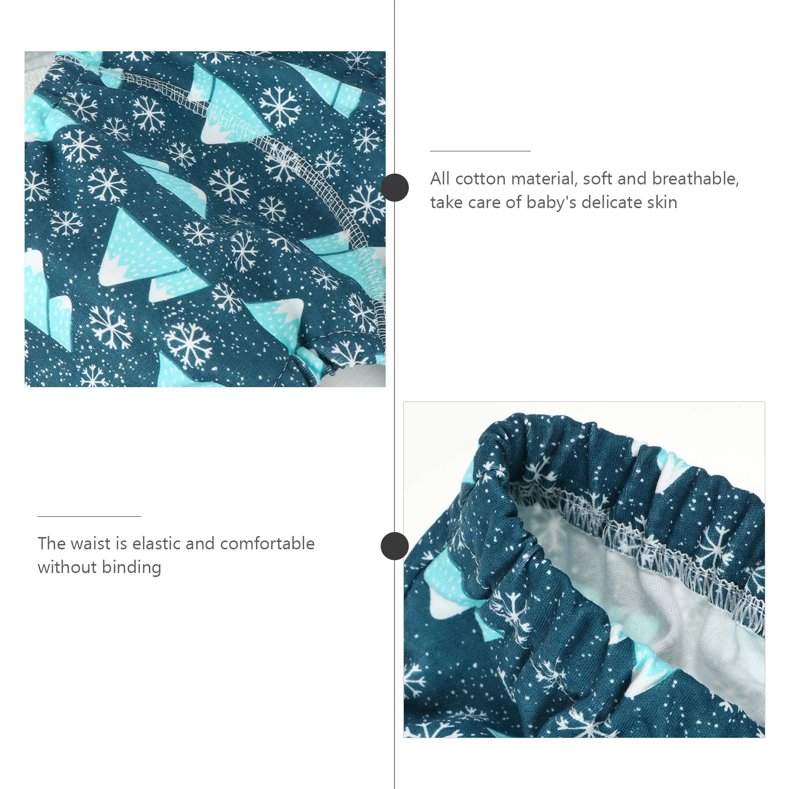 

2 Pcs Baby Training Pants Nappy Pants Waterproof TPU Layer Cotton Underwear Sleepwear Reusable Washable Leakproof for Boys