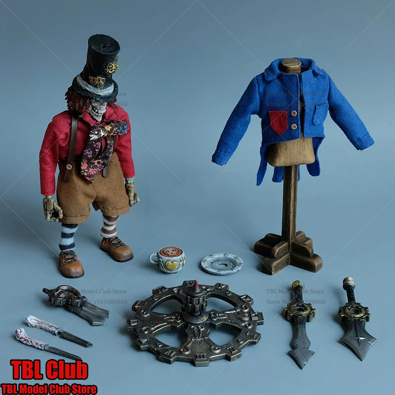 

KAILAB 1/12 Scale Royal Hat Maker Tyrone Pure Handmade Limited Skeleton Bone 6-inch Full Set Action Figure Female Male Soldier