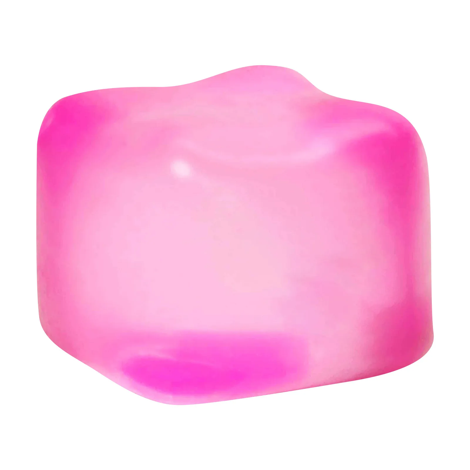 Juguete blando de cubo de hielo para niños y adultos, pelota antiestrés blanda con forma cuadrada, juguetes para apretar, juguete sensorial para aliviar el estrés, regalo
