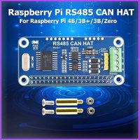 RS485 CAN BUS Module HAT Expansion Board Shield for RPI 0 Raspberry Pi Zero 2 W WH 2W 3A 3 Model B 3B Plus 4 4B 5