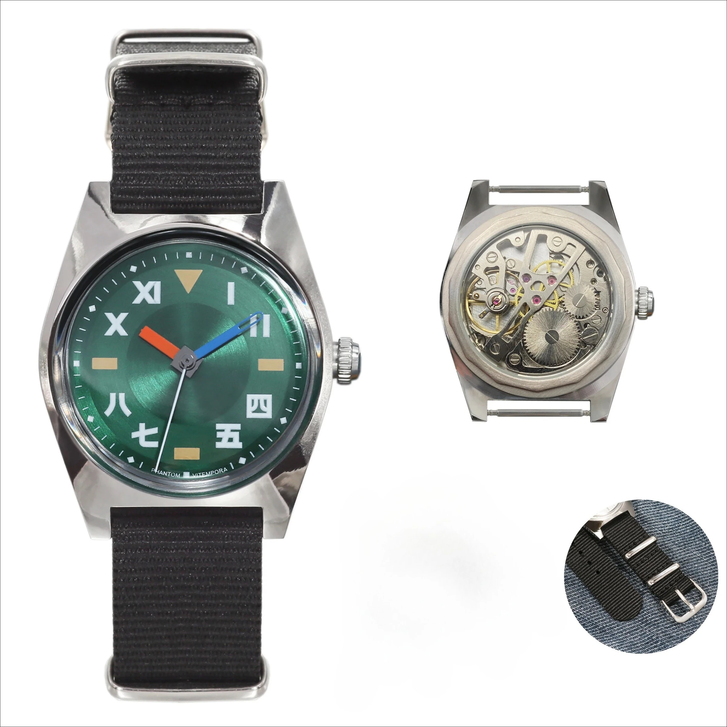 Relógio masculino estilo retrô 36MM