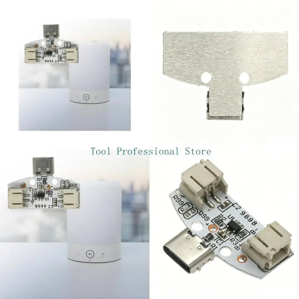 

57QF 3.7V Lithium Batteries Charging Module Features Type C Port And Multiple Protections Power Supply for Electronics