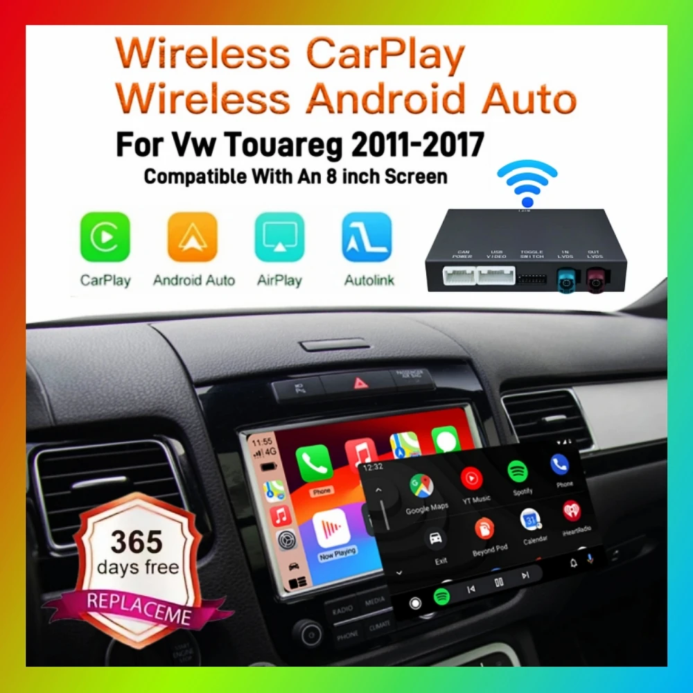 

Для Volkswagen 8 'Touareg RNS850 беспроводной модуль для модернизации Carplay Android автоматический адаптер Airplay VW Car Play