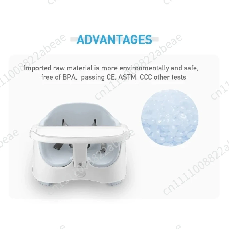 For Purorigin Modern Dinning High Chairs Multifunctional Baby Kids Chair Booster With PU Cushion Feeding Baby Booster Chair