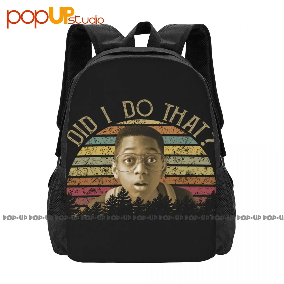 

Did I Do That Family Matters Steve Urkel Jaleel Белый рюкзак Большой вместительный рюкзак для верховой езды в мягкой обложке