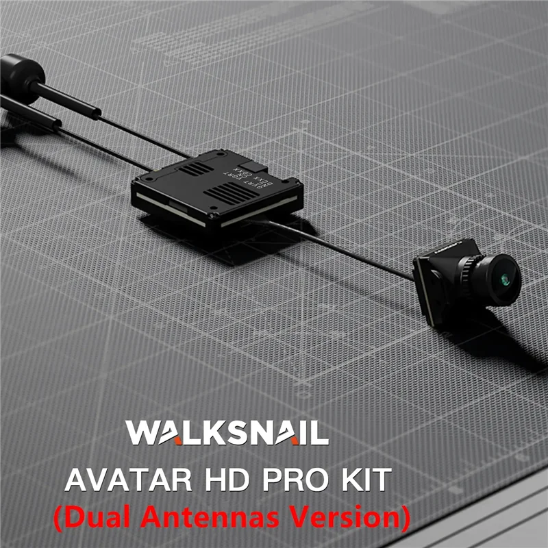 Walksnail Avatar HD Kit V2 / Pro Kit - (เวอร์ชันเสาอากาศคู่)