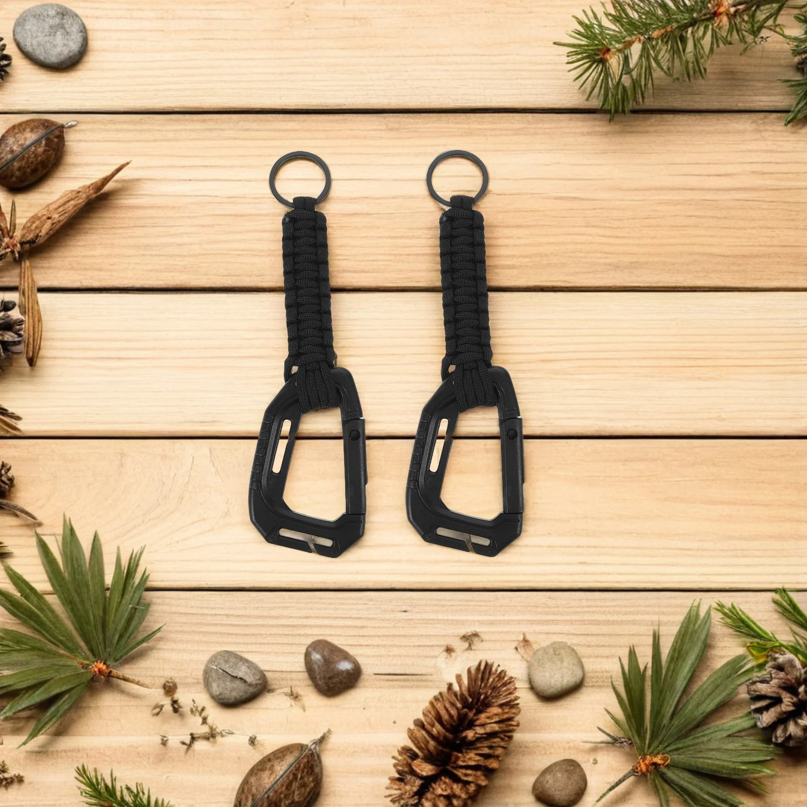 4Pcs Universal Bottle Attachment Clips for Backpacks Durable Nylon Plastic Hiking Camping Fishing Outdoor Adventure Gear