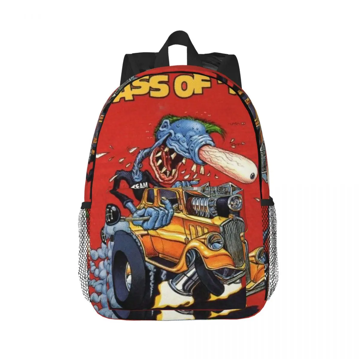 حقيبة ظهر Rat Fink متعددة الطباعة رائجة البيع Daypack سعة كبيرة للأولاد والبنات حقيبة كتب حقائب كتف للرجال والنساء حقيبة مدرسية للأطفال #1