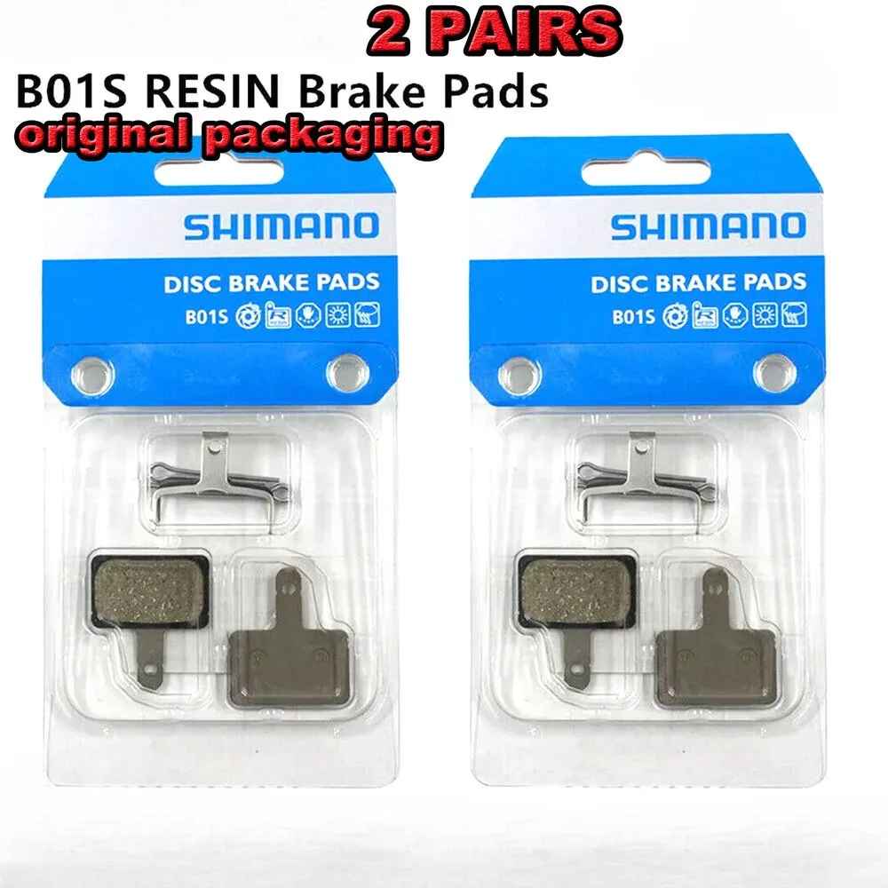 2 Pairs Resin Disc Brake Pads For M315 M355 M395 M465 Acera Alivio Shimano B01S