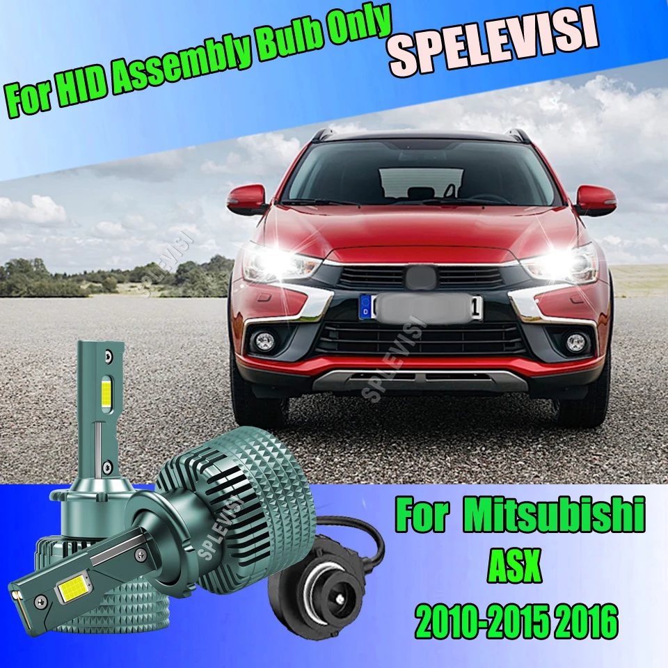 

D2S D2R 6000K LED Headlights Car Light Bulbs 24000LM CSP Chip With Fan For Mitsubishi ASX 2010 2011 2012 2013 2014 2015 2016