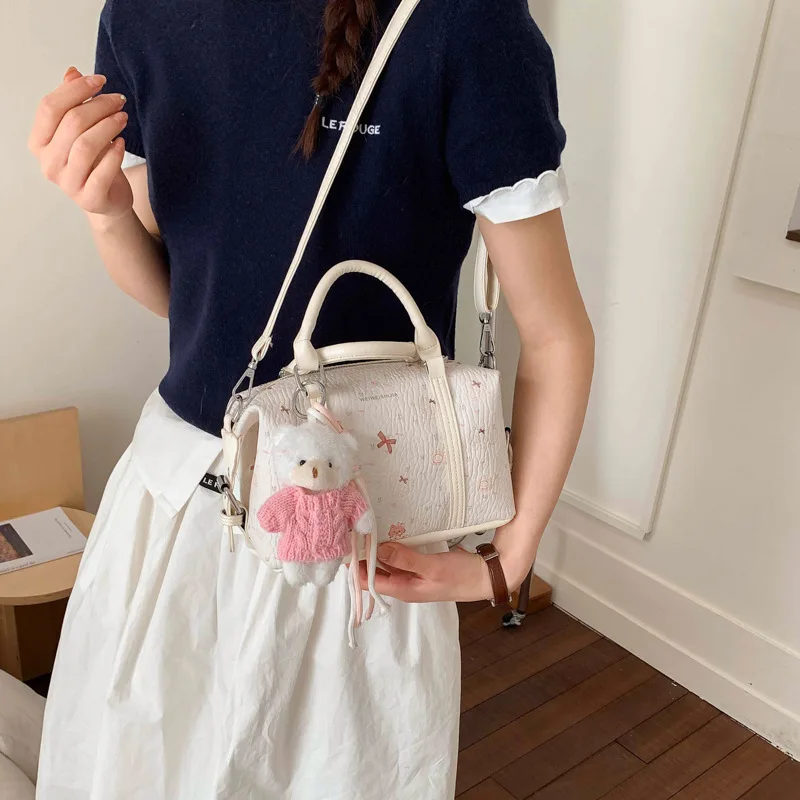 Cute Small Square Bag Bow Versatile Crossbody Bags for Women Shoulder Bag Purse and Handbags Designer Bag Сумка Женская Sac 2026