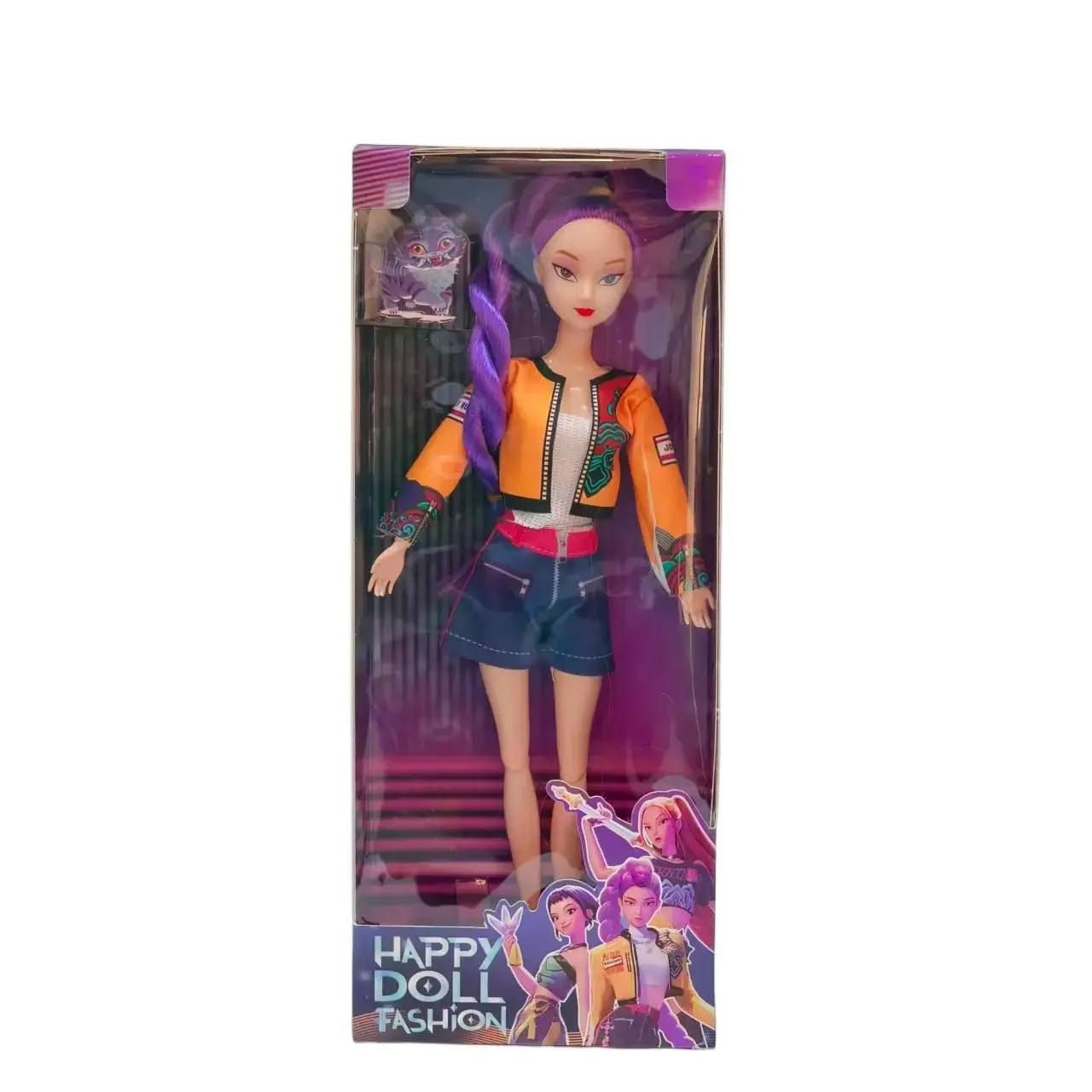 

Beautiful girl group Full Set of New K-POP Witch Hunt Dolls Lumi È Re Mira Zoe Vinyl Dolls Figurines Children's Christmas Gifts