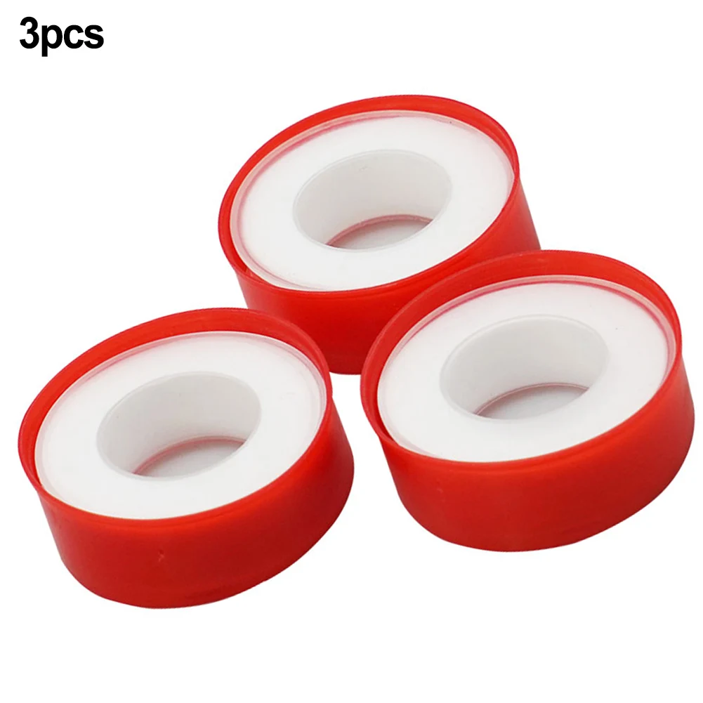 3pc PTFE Thread Sealing Tape for Water Gas Plumbing Pipe Threads 20 Meters Waterproof Tape for Leak Protection