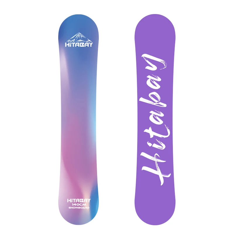 

Snowboard Purple Ski Double Curve Ski