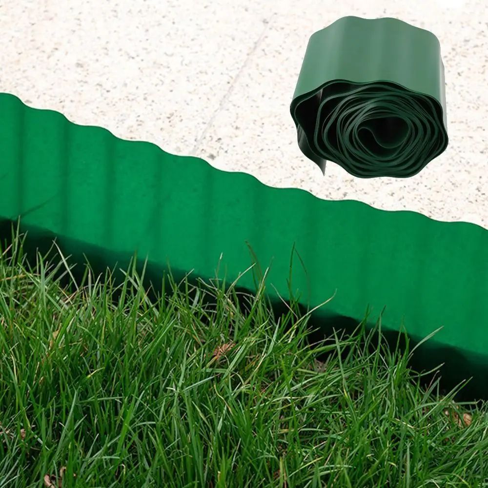 

Durable Bendable Plastic Garden Fence Moisture-resistant Weatherproof Corrugated Fence Cuttable Lawn Border Fence Backyard