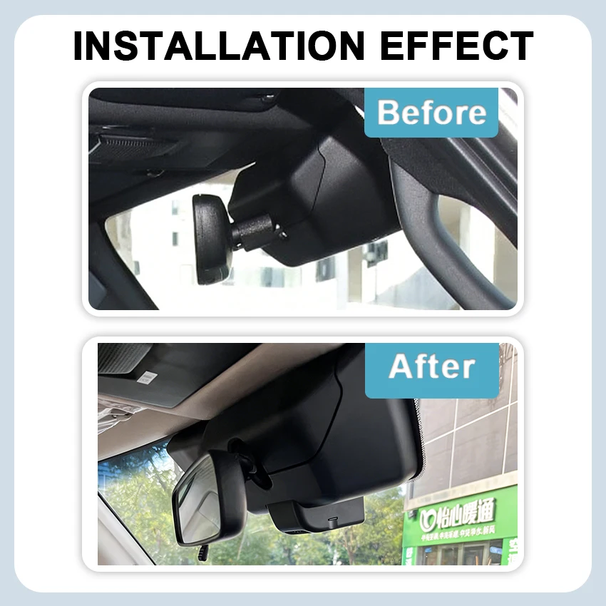 Plug and Play 4K Car Dvr Dash Cam Wifi Front Rear Camera Video Recorder For Toyota Land Cruiser Prado J250 LC250 J250 2024 2025