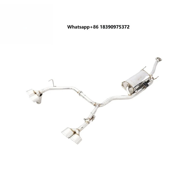Performance Catback Exhaust with Muffler Valve Sound Control for RX350 RX450h NX300h UX250h ES300h LS500 IS250 LC500