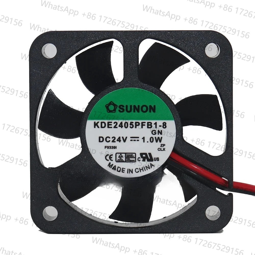 KDE2405PFB1-8 For Sunon 5cm 5010 50*50*10mm DC 24 v 1.0 W 2 line cooling fan