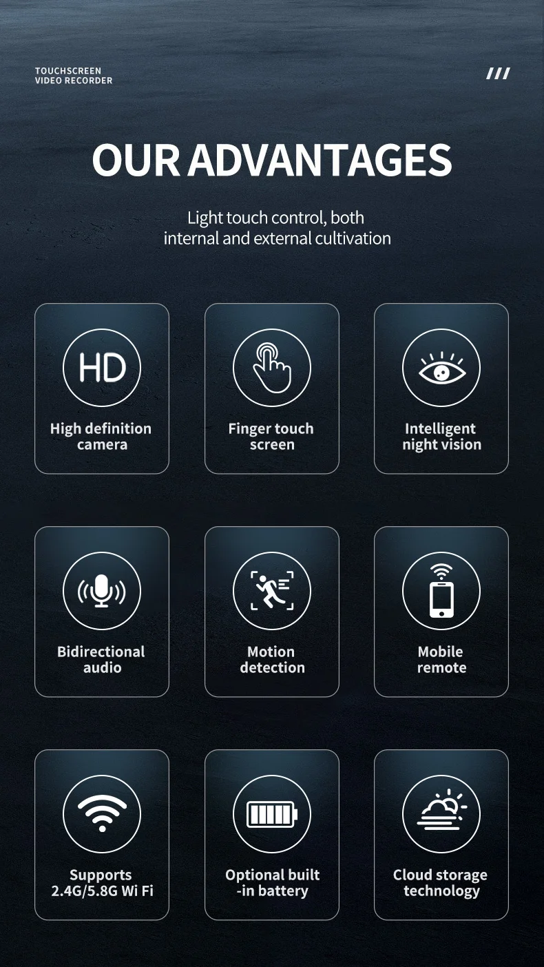 10.1 Inch Wireless WIFI Touch Screen Monitor Indoor Outdoor Battery Powered Manufacturer Supplied Surveillance