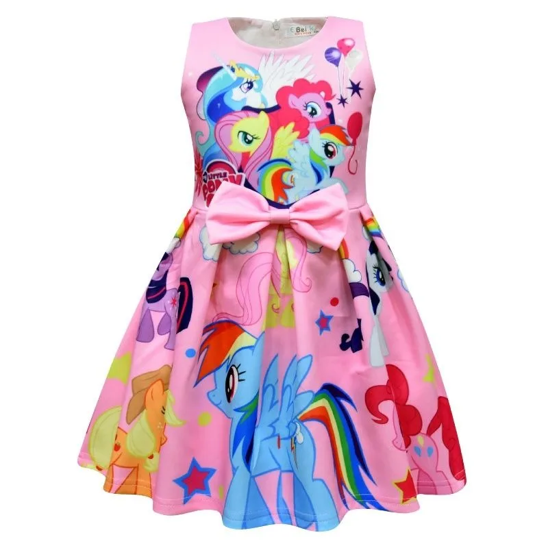 My Little Pony Twilight Sparkle simpatico cartone animato per ragazze gilet vestito personalità creativa principessa arcobaleno gonna regalo per le vacanze estive