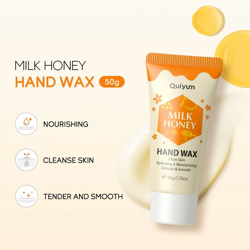 Milk, Honey Hand Wax Moisturizing Peel Off Hand Wax Moisturizing Moisturizing Exfoliating and Nourishing Hand Care