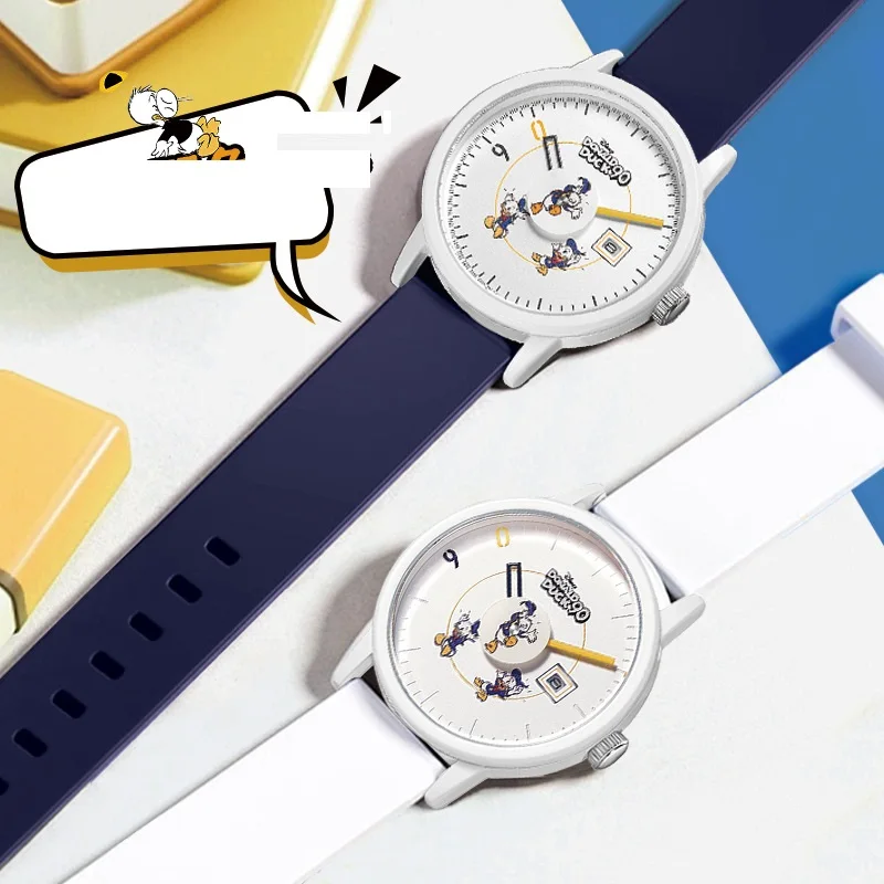 Disney Voor Kinderen Horloge Unisex Quartz Polshorloge Donald Duck 90 Jaar Verjaardag Cartoon Jongen Meisje Studenten Nieuwe Cadeau Armband