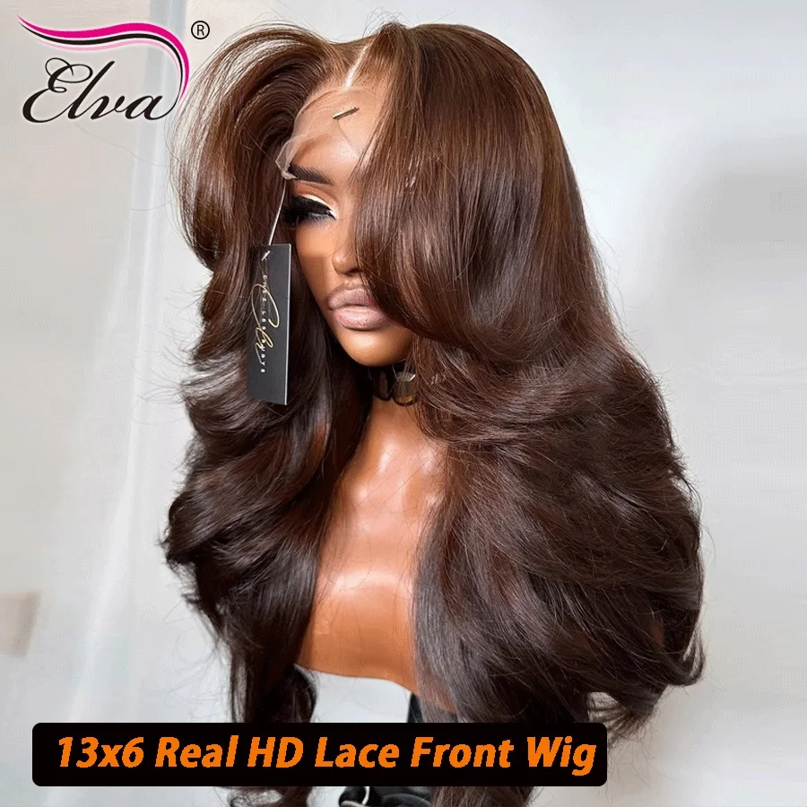 

13X6 HD Lace Full Frontal Wigs Ultra Fitted HD Lace Front Human Hair Wigs Colored 5x5 HD Lace Closure Wig Pre Plucked Hairline