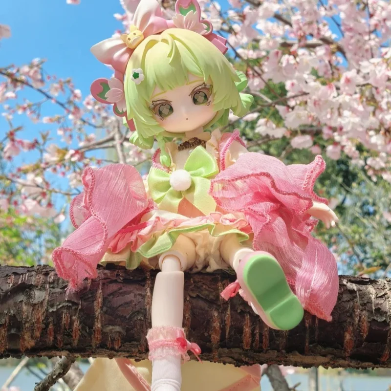 

New 1/12 Bjd Kikura Solar Term Collection Blind Box Cute Girl Doll Figurine Decoration Collectible Model Present For Girls