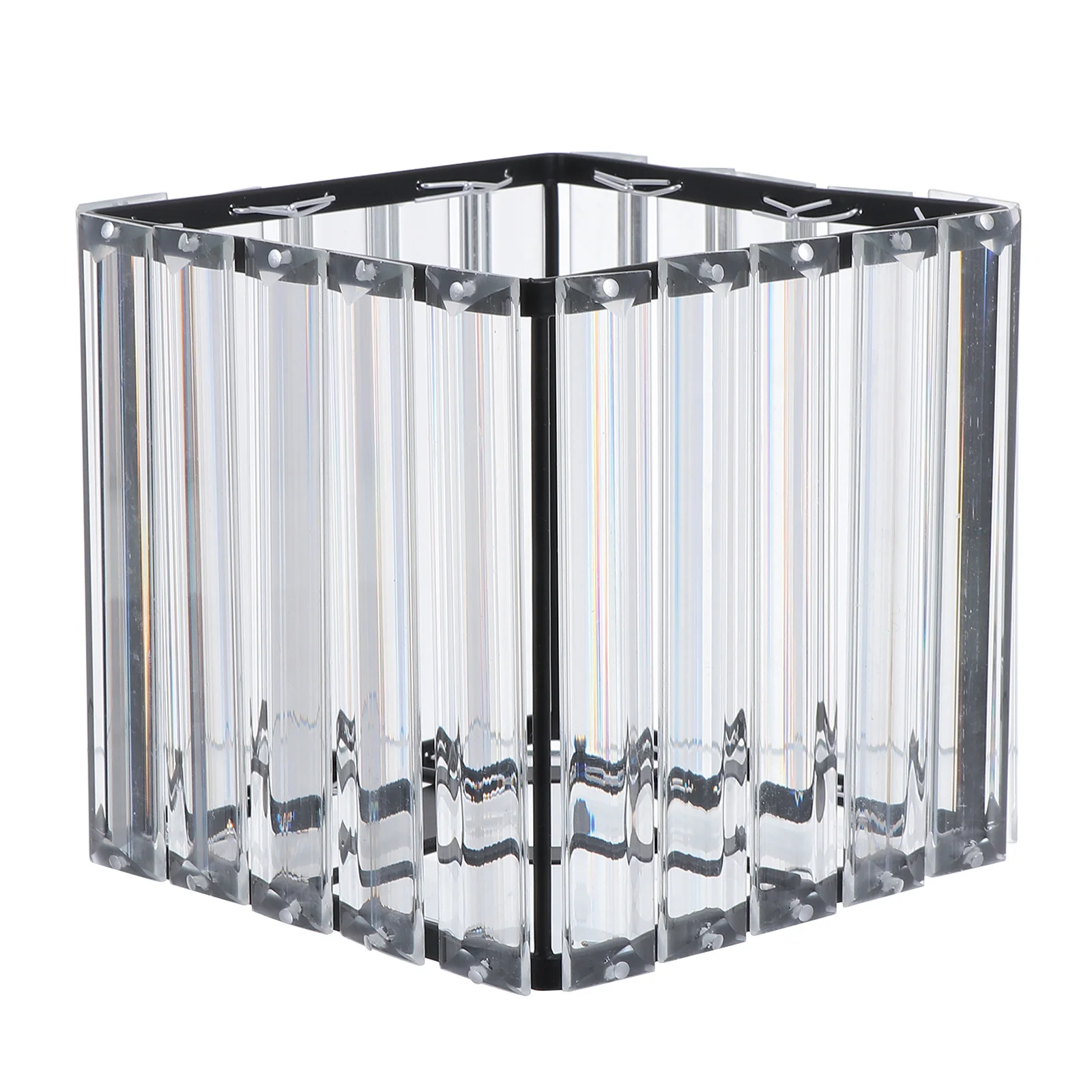 

Iron Art Crystal Lamp Shade Decorative Ceiling Light Cover Warm Atmosphere Diffuse Lighting Lamp Cover Light Shade