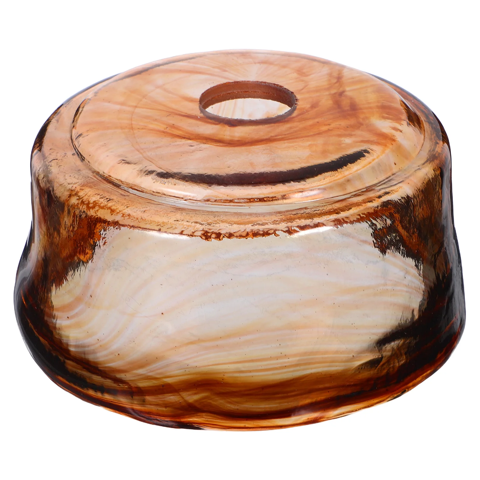 

Vintage Amber Glass Pendant Lamp Shade Cylinder Retro Design Bedside Lighting Glass Lamp Cover Replacement 35mm Hole Diameter