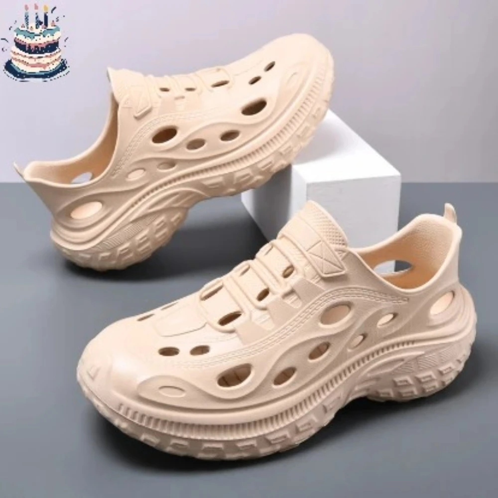 

Мужская летняя обувь для пляжа и активного отдыха, противоскользящие, антибактериальные женские спортивные и повседневные сандалии, мужская обувь для активного отдыха на воде.