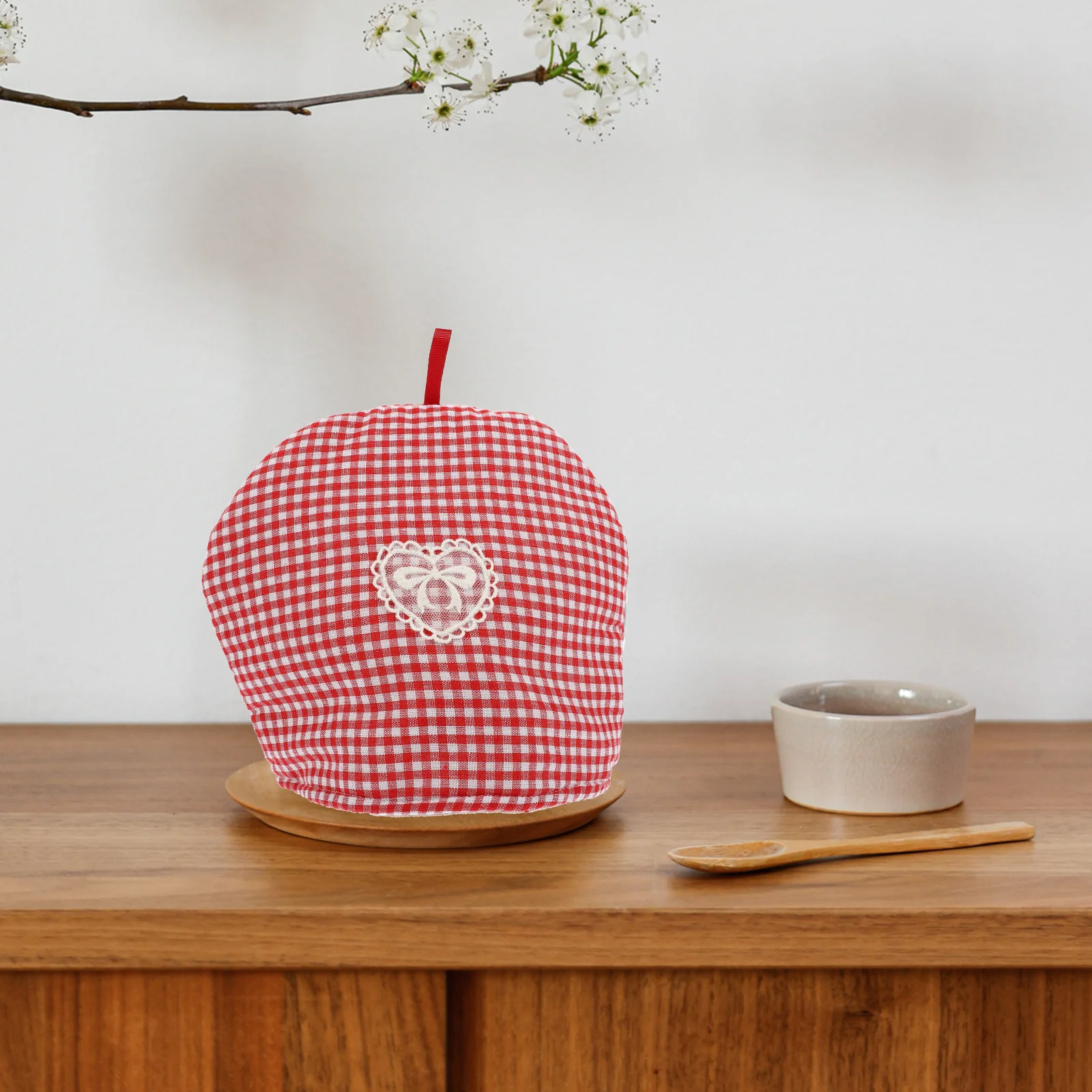 

2pcs Teapot Cozy Insulated Dust Proof Vintage Cotton Covers Reusable Kitchen Supplies Thermal Protection Decorative