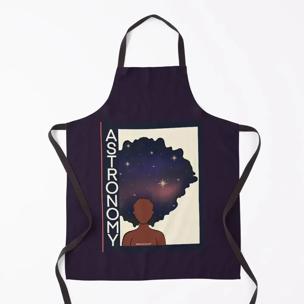 

Astronomy Apron chef costume kitchen girl Woman Work Kitchens Men Apron