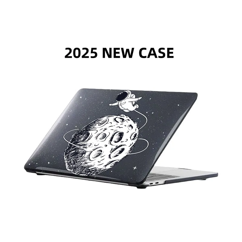

Новейший чехол для ноутбука 2025 года для MacBook Air 13,6 M4 2025, ультратонкий чехол для MacBook Case для MacBook Pro 14,2 с блестящей печатью