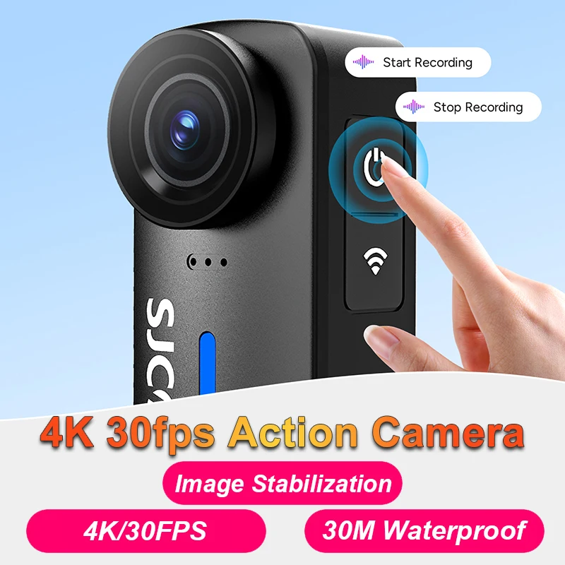 

4K 30fps Action Camera 170° Ultra Wide F1.8 Lens 30m Waterproof strobe light with Case Six Axis Gyroscope Anti-Shake