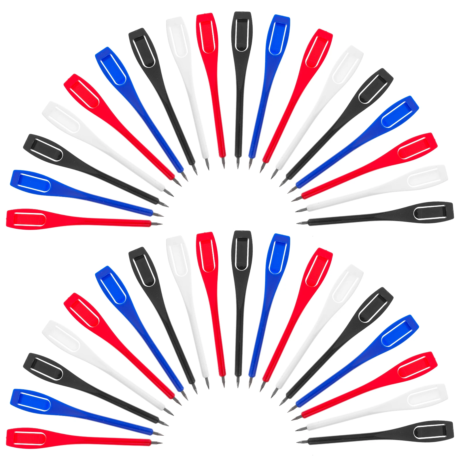 

40pcs Scoring Pencils Golf Writing Tool Portable Plastic NonSharpening Pencils Lightweight Drafting Safe Durable Smooth