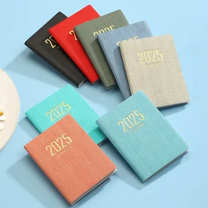 مخطط جيب محمول بغطاء PU جدول يومي وأسبوعي دفتر ملاحظات تقويم يومي لوازم مكتبية مدرسية 2022 A7 365 يوما أفضل 12 مخطط مدرسة مبيعات - رقم 5