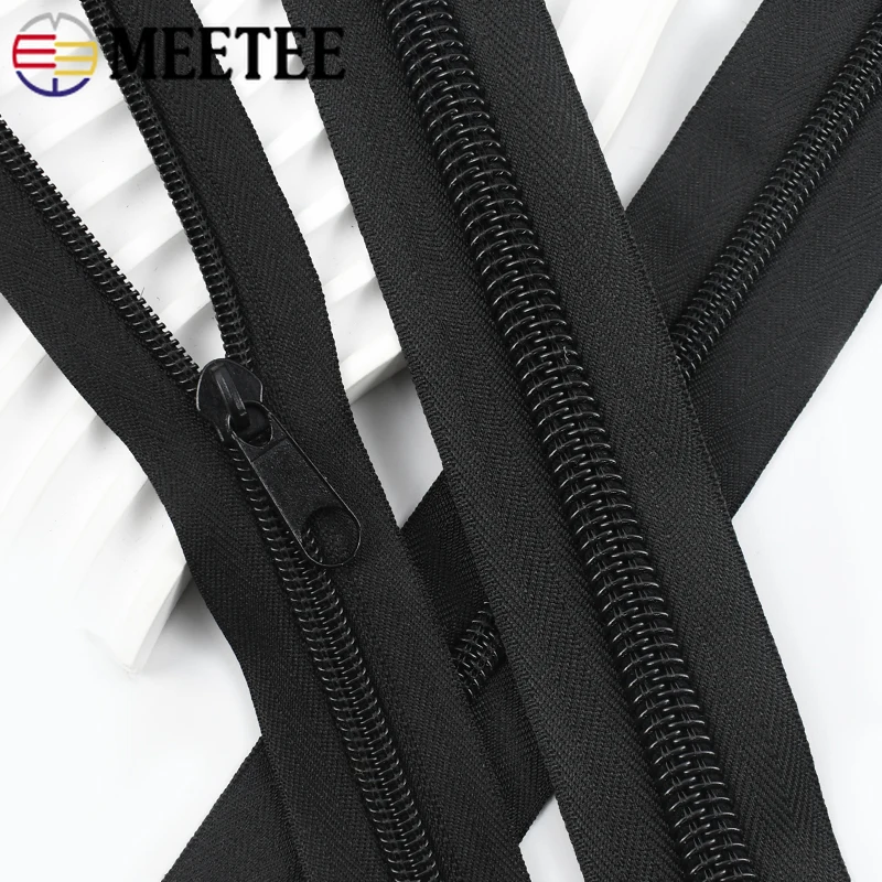 2/3/4/5meters 3#5#8#10# Nylon zippers vel Sliders Sztrájktörő Plasztikus anyag tekercs Cipzár Vminél fogva Méter Hosszúnadrág Sátora Zsip Bekapcsolás Összevarrás kiegészítők