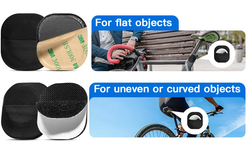 Airtag-Halterung mit Aufkleber, Selbstklebende Schutzhülle für TV-Fernbedienung, Gepäck, Fahrrad, Auto, Laptop, Drohne – Detail 4