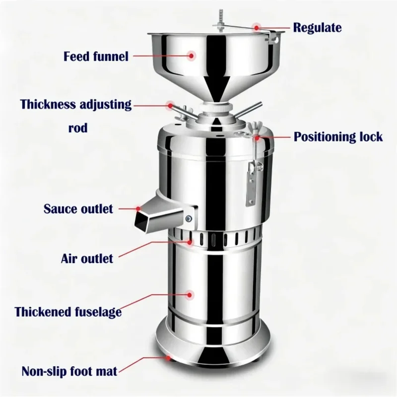 

Промышленный измельчитель для кунжутной пасты и арахиса, многофункциональное оборудование для производства ореховых масел