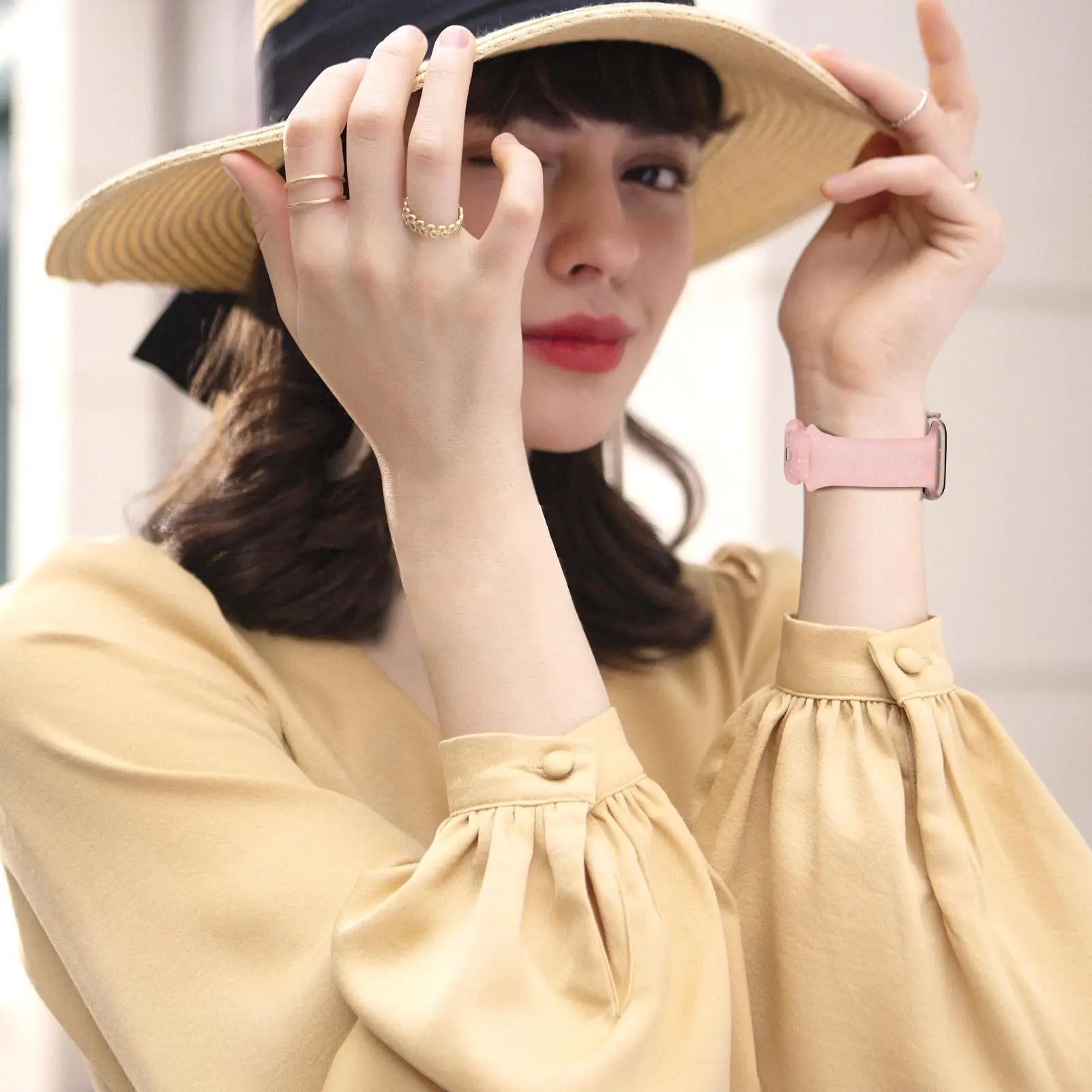 Силиконовый ремешок для Apple Watch Band 46 мм 44 мм 45 мм 42 мм 40 мм 41 мм 49 мм 38 мм Спортивный браслет iWatch Series Ultra 2 10 SE 9 8 7 6 5