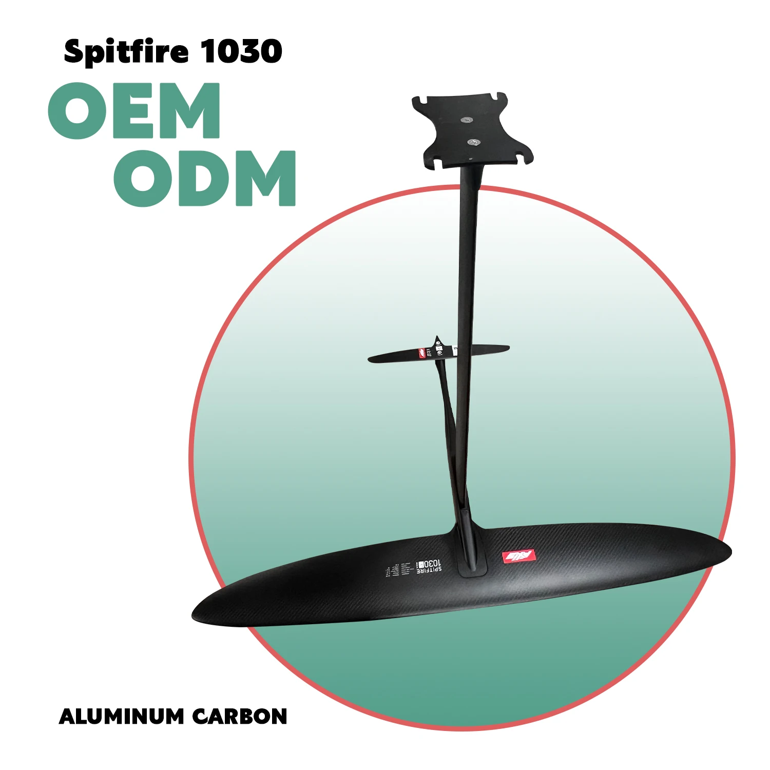 Axis Spitfire 1030 Carbon Mast Efoil Wingfoil Parawing Surfbrett Wave Foil Surfen für Pumping Waterplay Board KiteSurf Hydrofoil