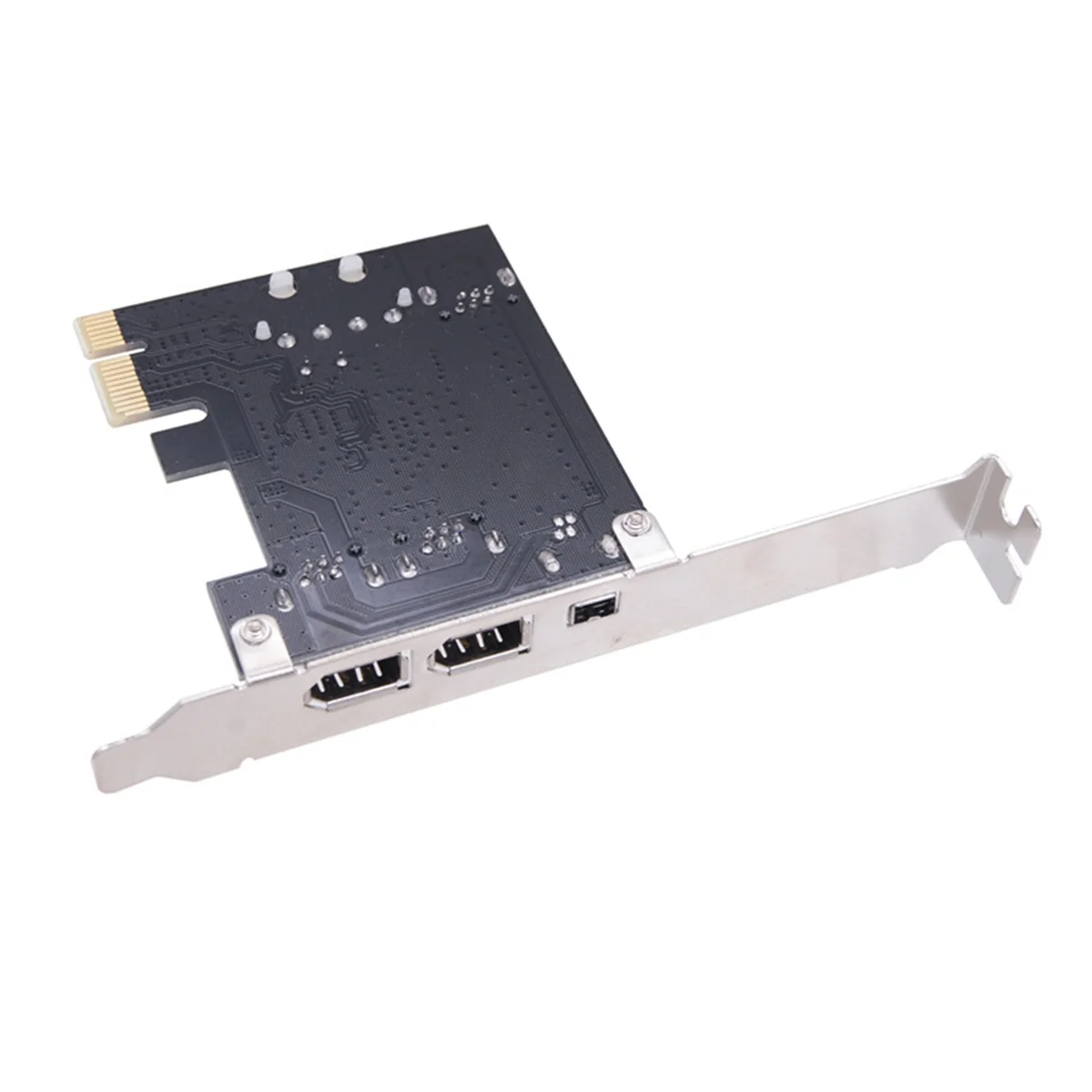 PCI-E 1X 1394 Tarjeta de captura de vídeo DV HD de 4 puertos Tarjeta Firewire 800/400/200/100Mbps compatible con intercambio en caliente para escritorio