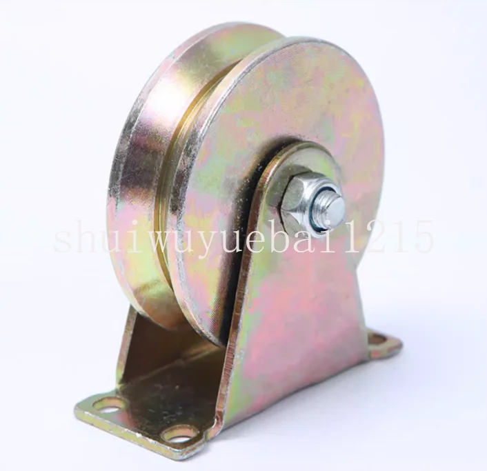 1.2inch/2inch U V Groove Wheel&Bracket Heavy Duty Rigid Caster Patio Sliding Fence Factory Gate 1pc Metal Pulley